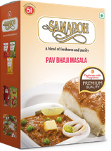 Pav Bhaji Masala — Samaroh packaging