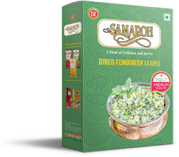 Dried Fenugreek Leaves — Samaroh packaging