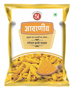 Aadarniya Turmeric Powder — Aadarniya packaging